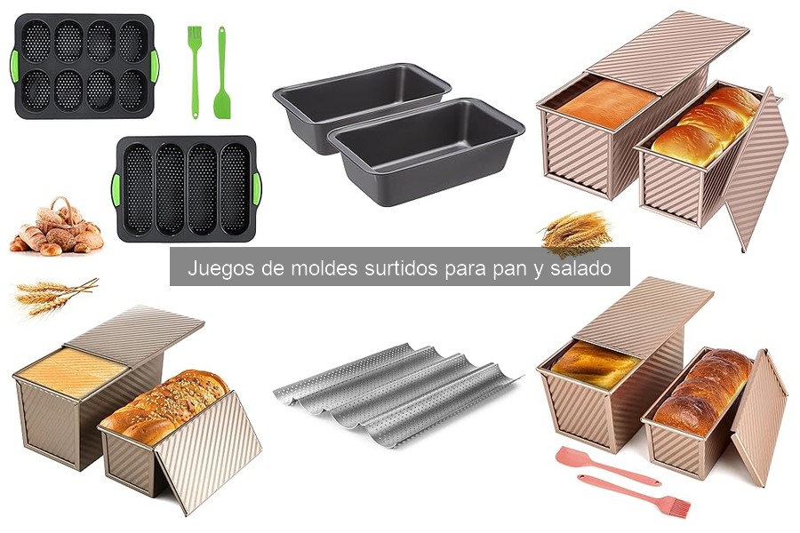 Mejores juegos de moldes surtidos para pan y salado 2023