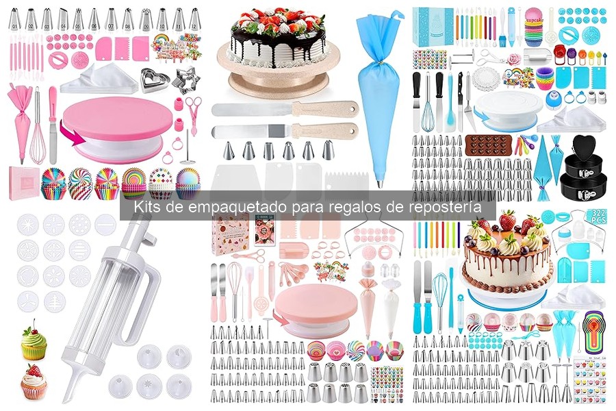 Mejores kits de empaquetado para regalos de repostería