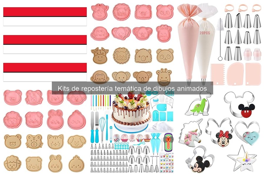 Mejores kits de repostería temática de dibujos animados