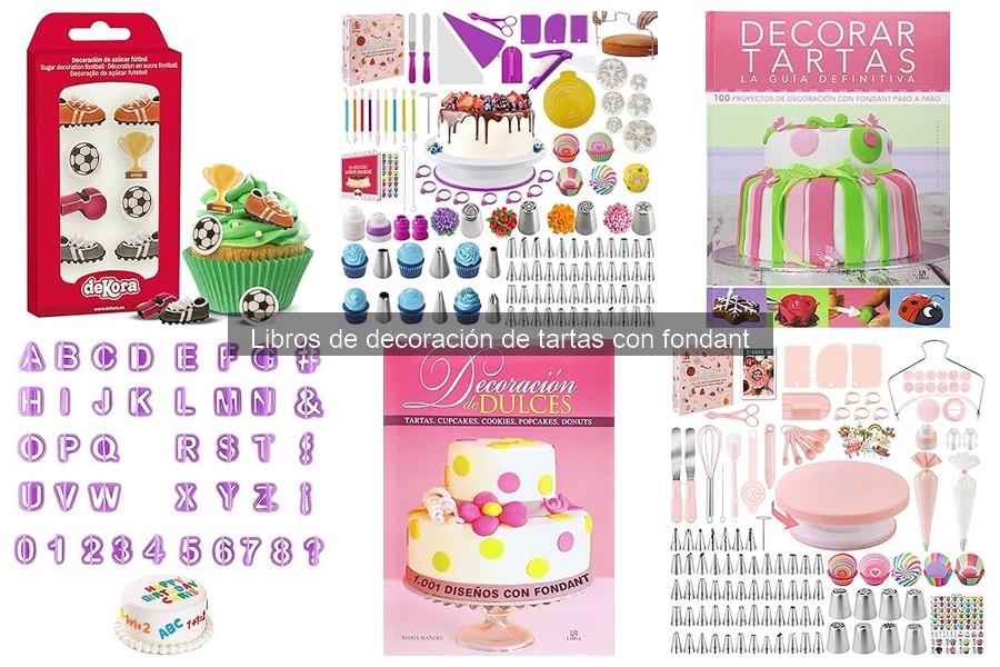 Mejores libros de decoración de tartas con fondant para principiantes