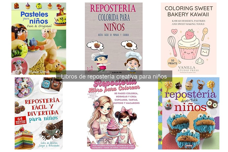 Mejores libros de repostería creativa para niños en 2023