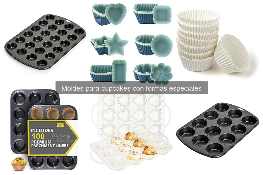 Mejores lugares para comprar moldes de cupcakes en forma de corazón
