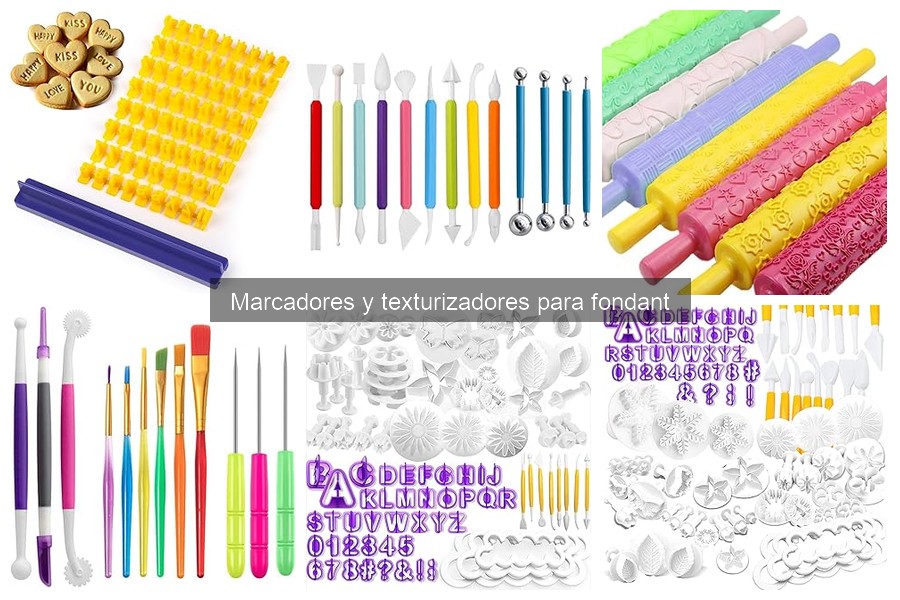 Mejores marcadores y texturizadores para fondant en 2023