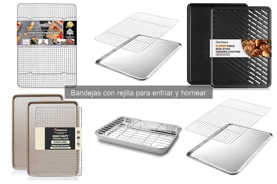 Mejores marcas de bandejas con rejilla para hornear