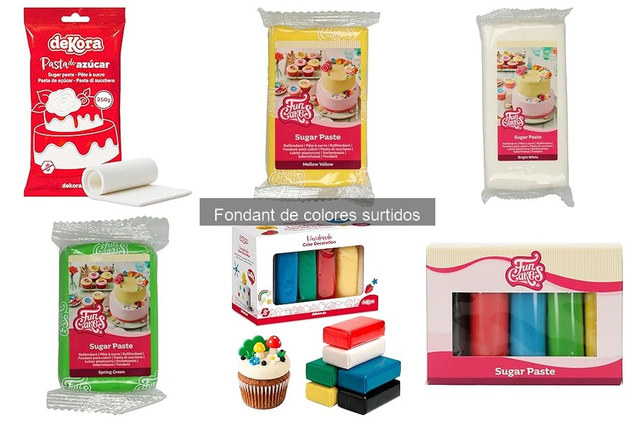 Mejores marcas de fondant surtido para principiantes