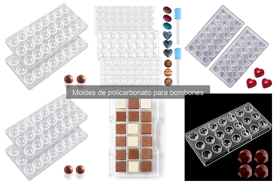 Mejores marcas de moldes de policarbonato para bombones