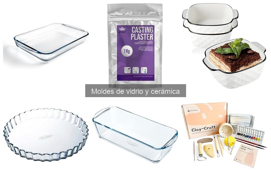 Mejores marcas de moldes de vidrio y cerámica para repostería