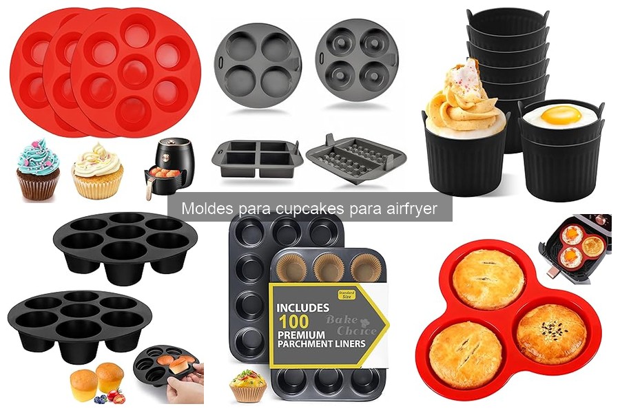 Mejores marcas de moldes para cupcakes en airfryer