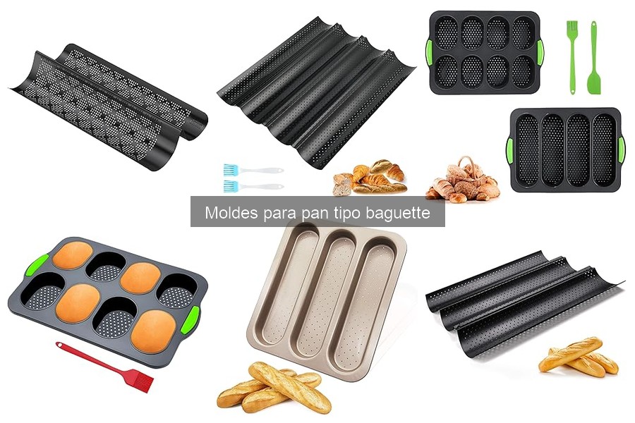 Mejores marcas de moldes para pan tipo baguette