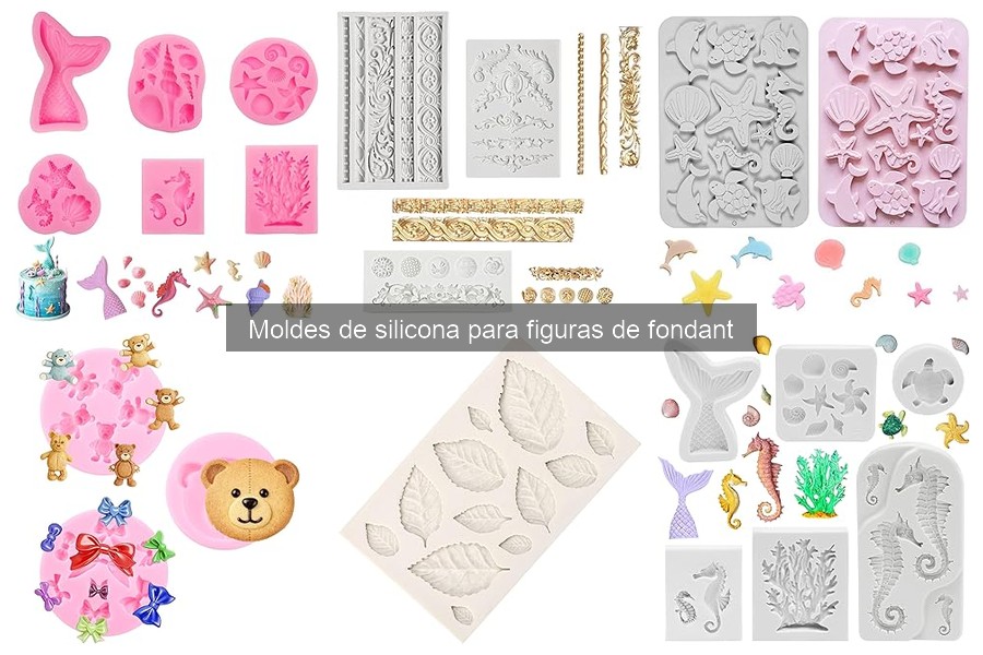 Mejores moldes de silicona para fondant: comparativa para principiantes