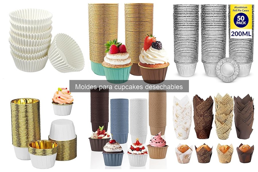 Mejores moldes desechables para cupcakes según usuarios