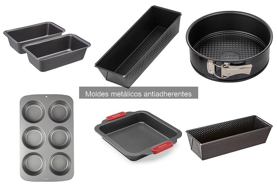 Mejores moldes metálicos antiadherentes para repostería