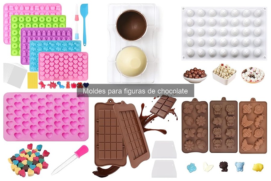 Mejores moldes para figuras de chocolate para principiantes