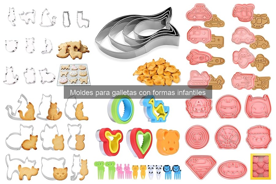 Mejores moldes para galletas con formas infantiles