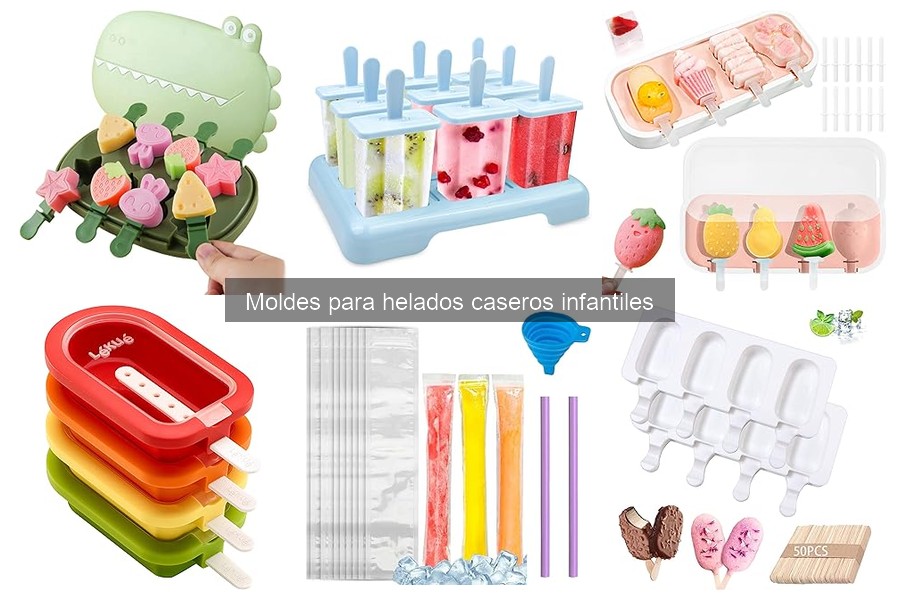 Mejores moldes para helados caseros infantiles en 2023