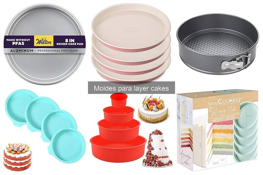 Mejores moldes para layer cakes según opiniones de usuarios