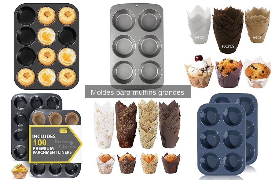 Mejores moldes para muffins grandes: comparativa y recomendaciones
