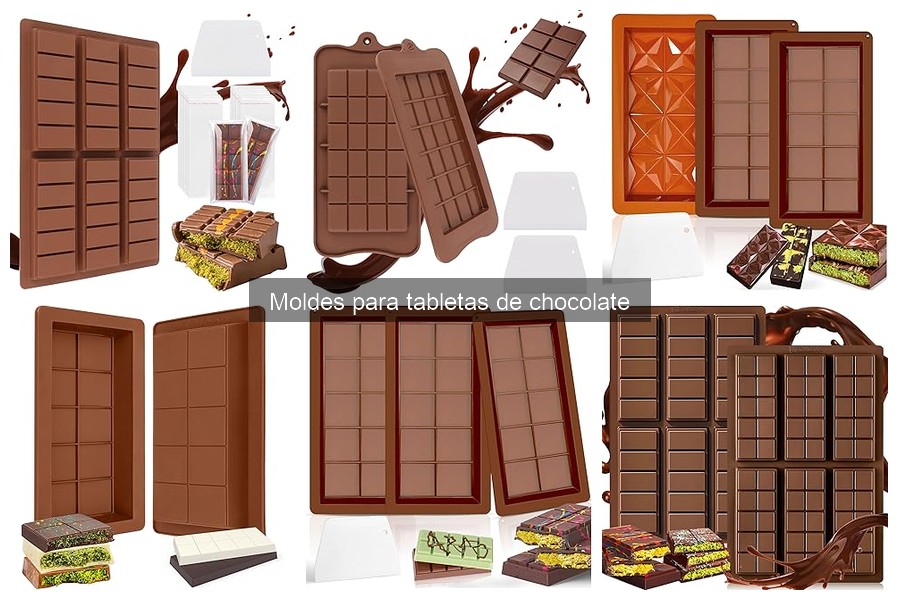 Mejores moldes para tabletas de chocolate 2023: Comparativa