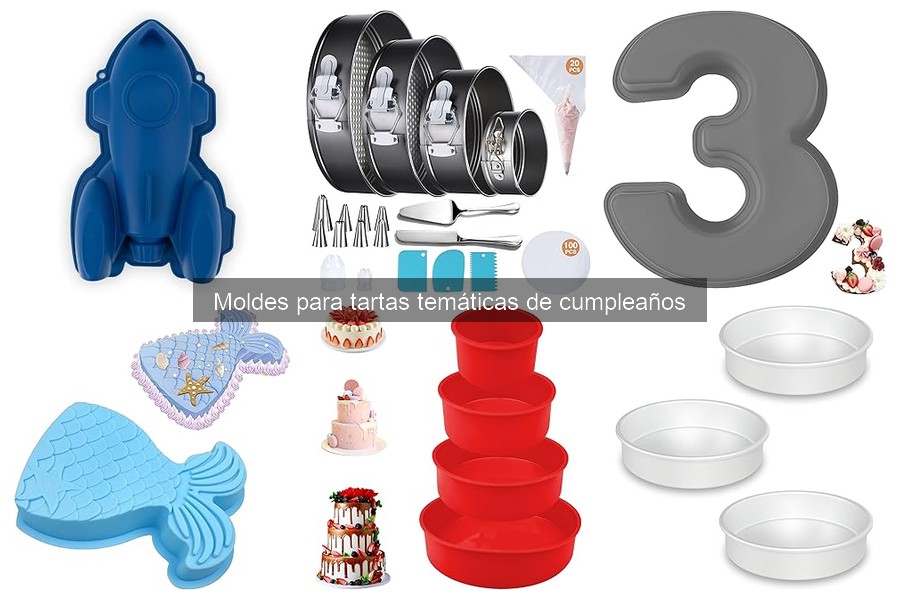 Mejores moldes para tartas de cumpleaños: Comparativa 2023