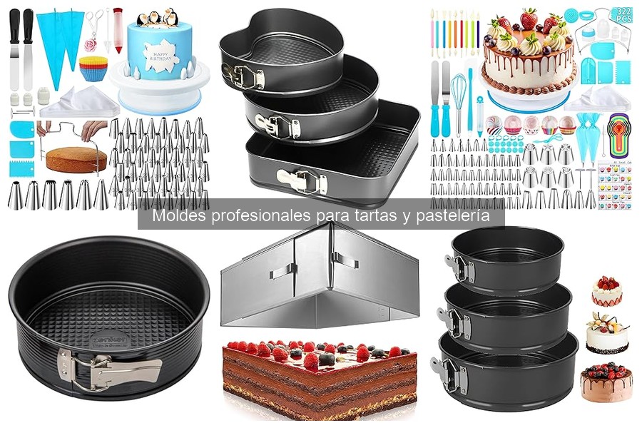 Mejores moldes para tartas de varios pisos: comparativa 2023
