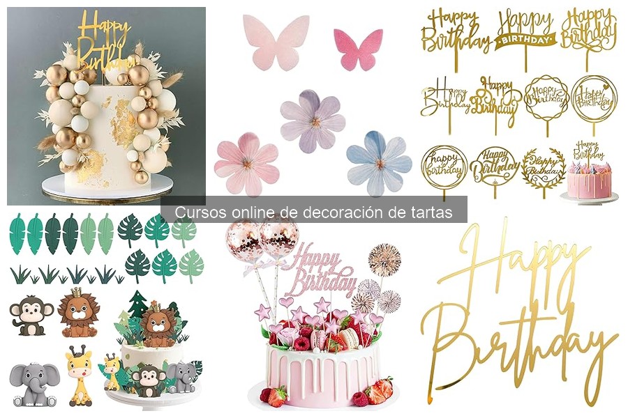 Mejores plataformas para cursos de decoración de tartas online
