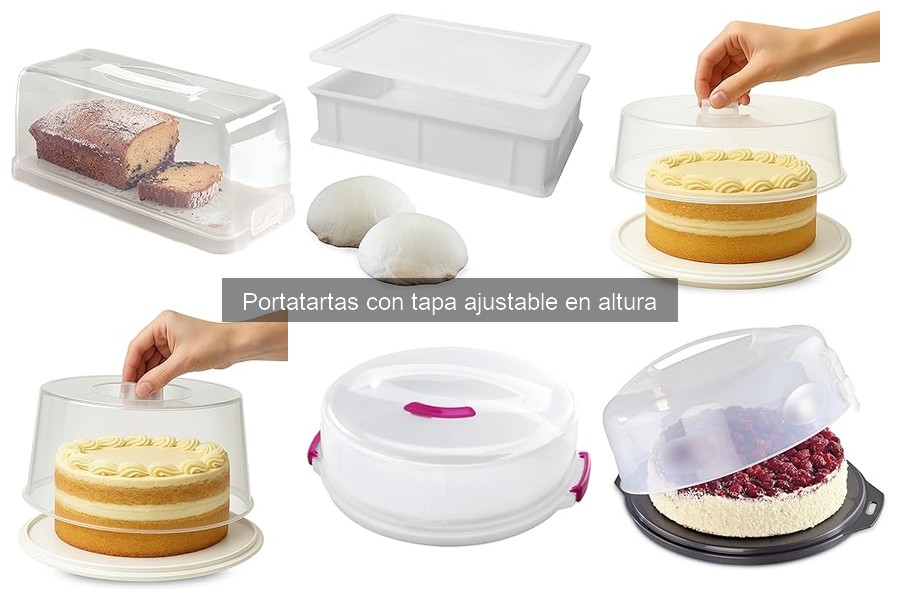 Mejores portatartas con tapa ajustable para principiantes