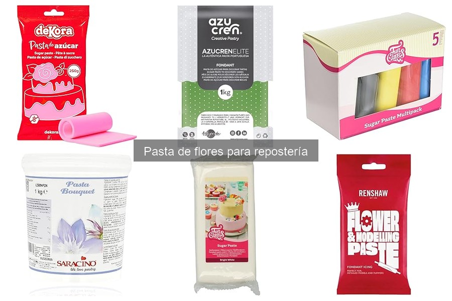 Mejores precios de pasta de flores en tiendas online