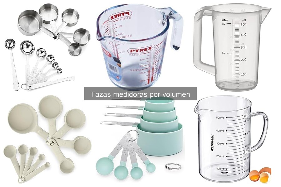 Mejores tazas medidoras por volumen para repostería
