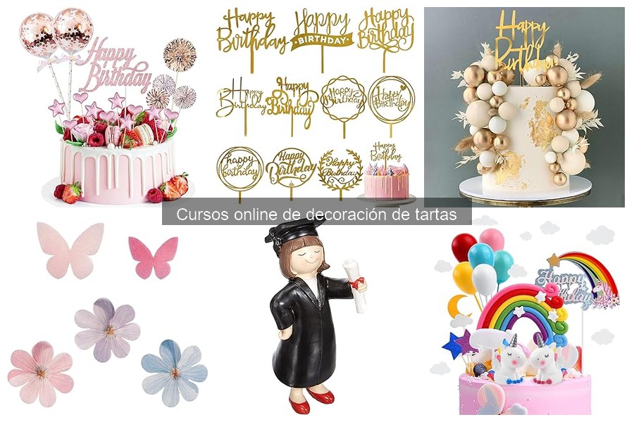 Mejores técnicas de decoración de tartas en cursos online