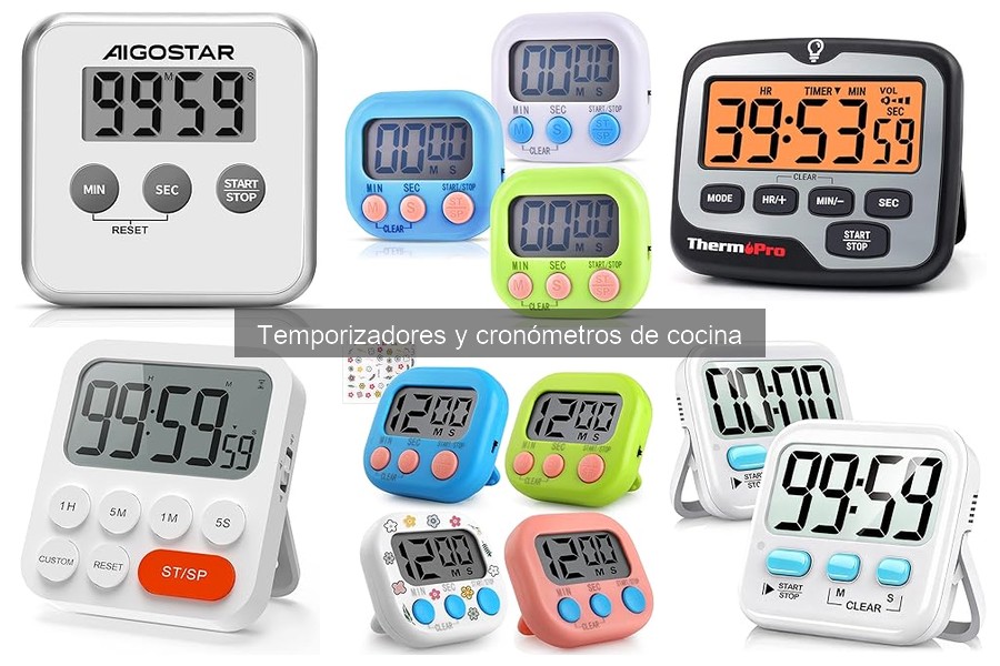 Mejores temporizadores de cocina para repostería en 2023