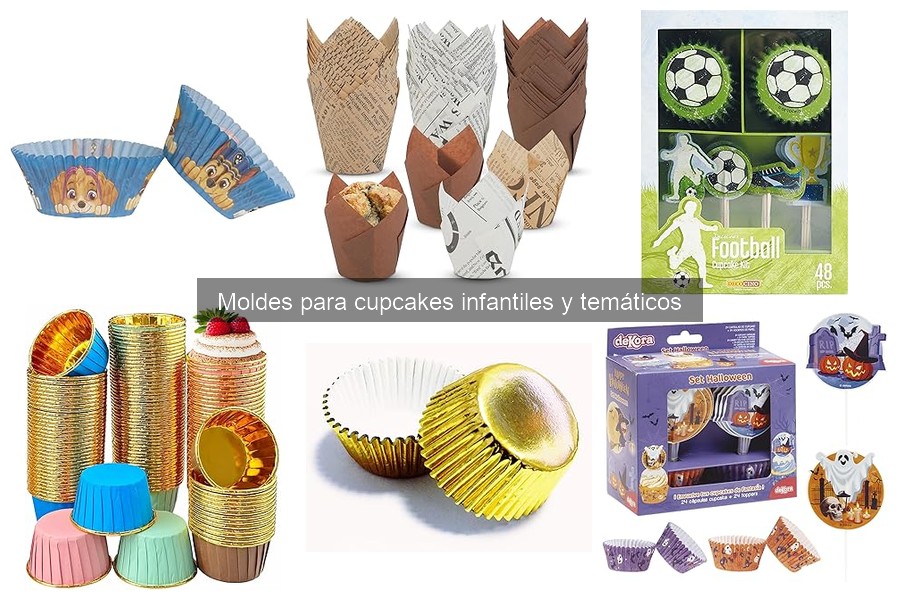 Mejores tiendas para comprar moldes de cupcakes infantiles