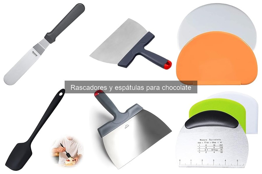 Novedades en rascadores y espátulas para chocolate 2023