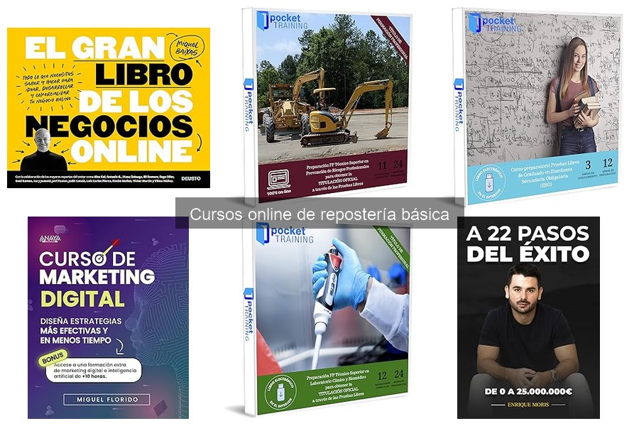 ¿Ofrecen certificados los cursos online de repostería básica?