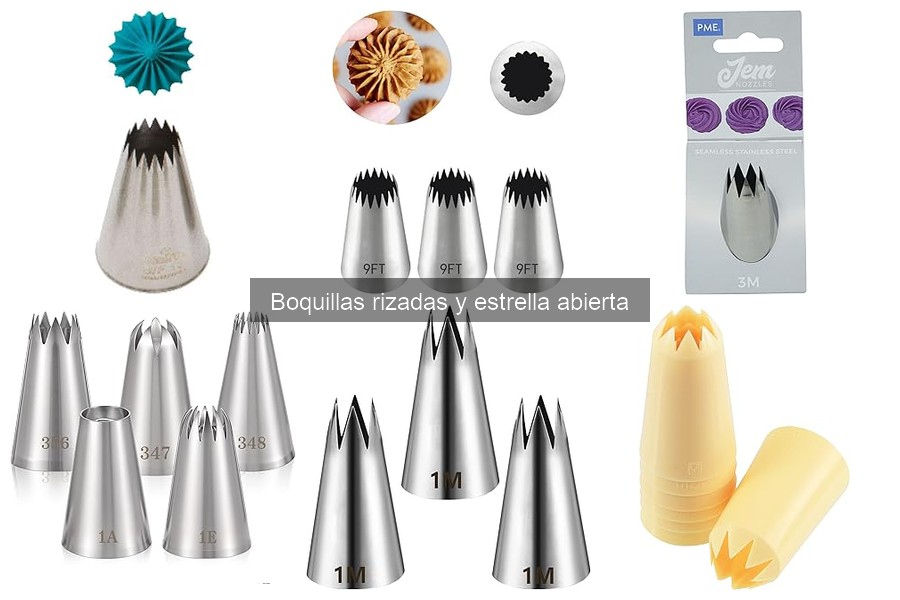 Opiniones de boquillas rizadas y estrella abierta: ¿valen la pena?