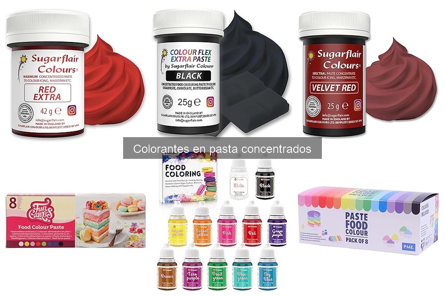 Opiniones sobre Colorantes en Pasta Concentrados para Repostería