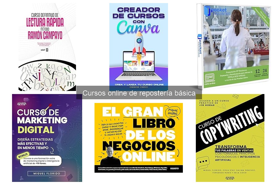 Opiniones sobre cursos online de repostería básica