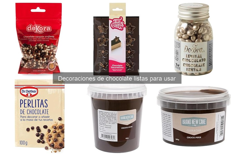 Opiniones sobre Decoraciones de Chocolate de Marcas