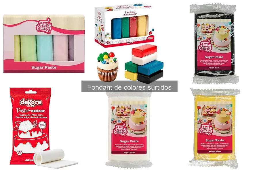 Opiniones sobre Fondant de Colores Surtidos para Tartas