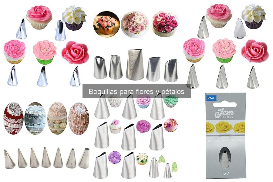 Opiniones sobre las mejores boquillas para flores en repostería