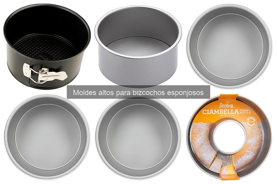 Opiniones sobre Moldes Altos para Bizcochos Esponjosos
