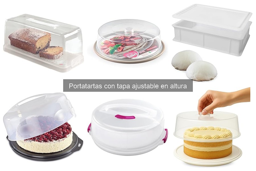 Opiniones sobre Portatartas con Tapa Ajustable en Altura