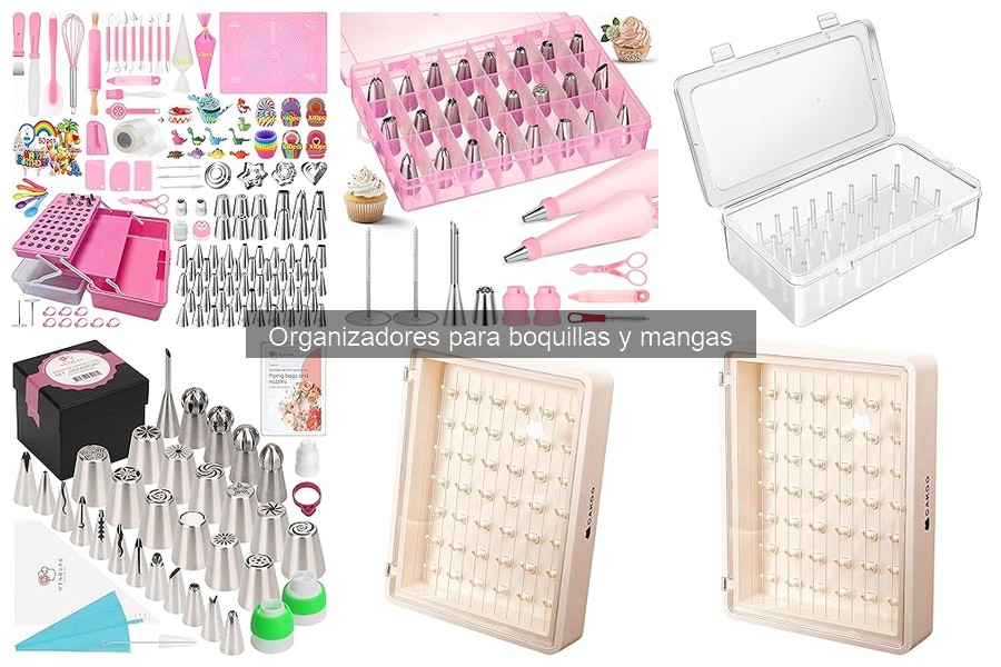 Personaliza tu organizador de boquillas y mangas de repostería