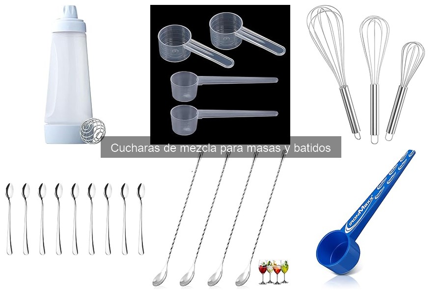 Precios de cucharas de mezcla en Amazon para repostería
