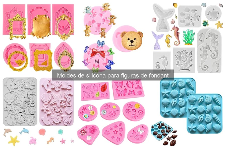 Precios de Moldes de Silicona para Figuras de Fondant
