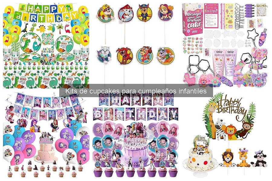Preguntas Frecuentes sobre Kits de Cupcakes para Cumpleaños