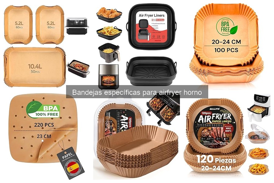 Problemas comunes al usar bandejas para airfryer