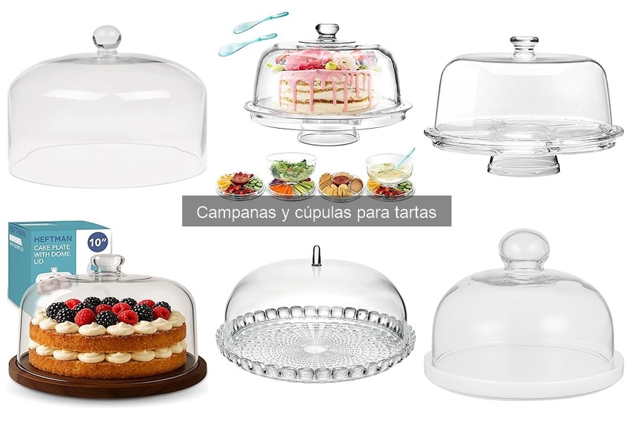 Problemas comunes al usar campanas y cúpulas para tartas