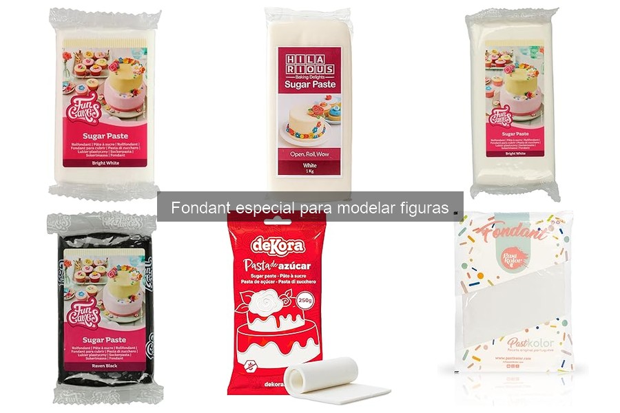 ¿Qué es el fondant especial para modelar figuras?