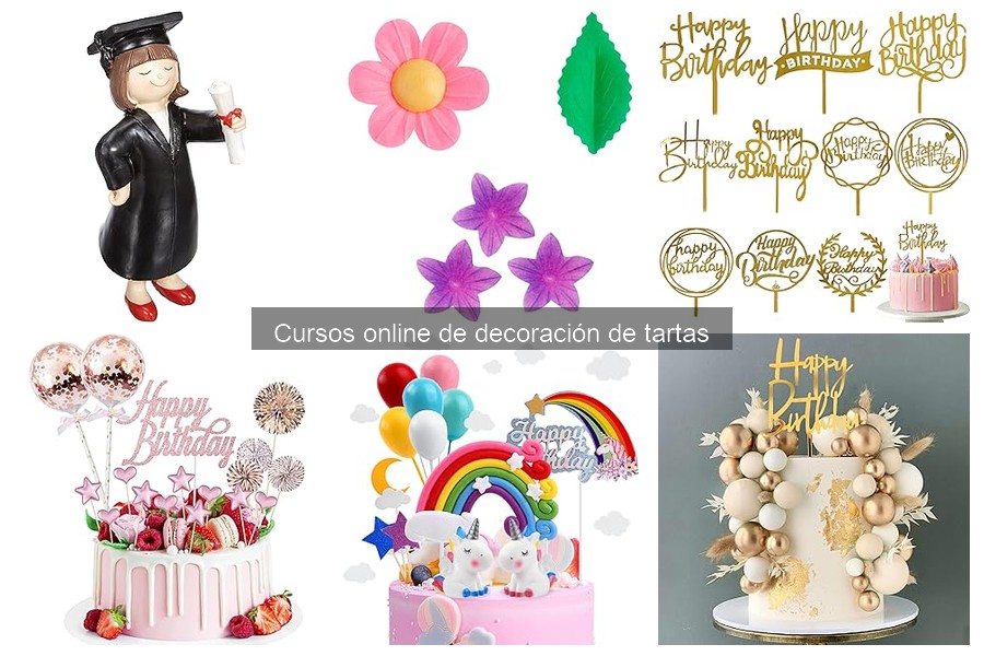 ¿Qué es un curso online de decoración de tartas?