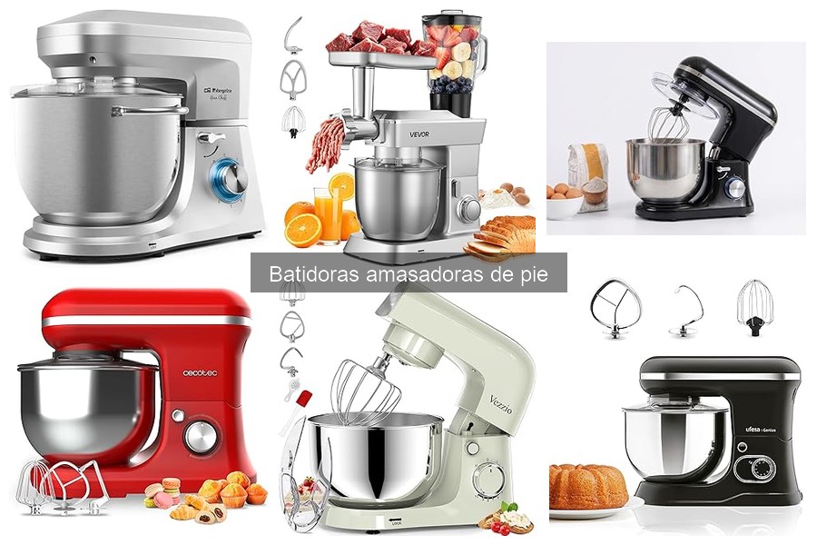¿Qué es una batidora amasadora de pie? Características y usos